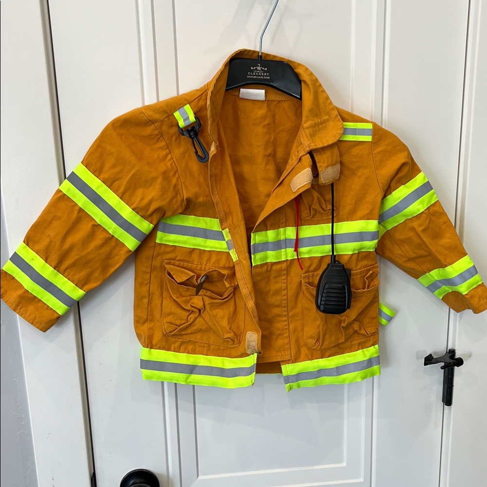 Kids Firefighter Jacket with Reflective Stripes